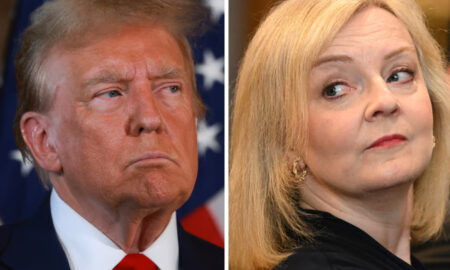 Liz Truss Donald Trump (sursă foto: POLITICO)